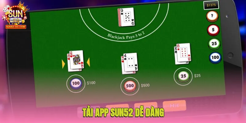 Tải App Sun52 2 Tải app Sun52 dễ dàng khi truy cập vào tính năng “Tải về”